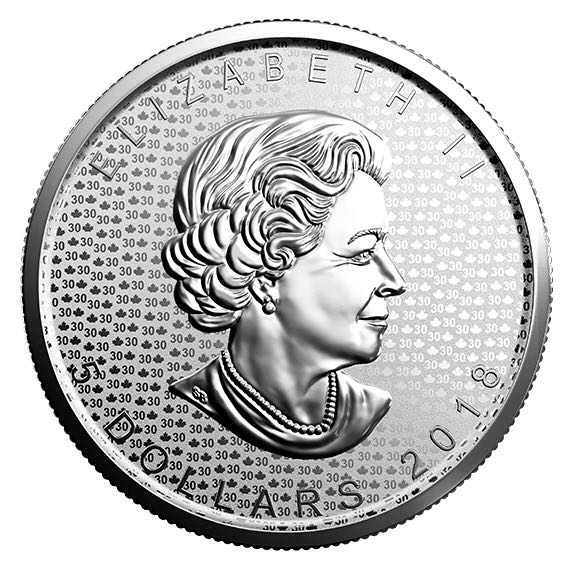 30th Anniversary Of The Silver Maple Leaf- 2 Coin Set  coin collectible - Main Image 2