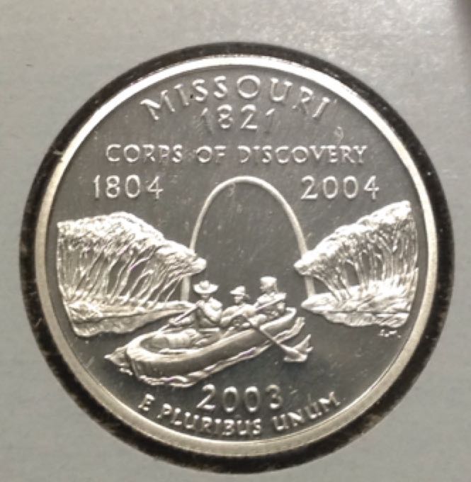 Washington Quarter Silver Proof - Missouri coin collectible - Main Image 2