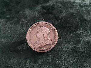 Queen Victoria Diamond Jubilee Medal Mounted  coin collectible - Main Image 2