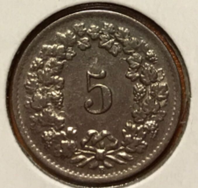5 Rappen  coin collectible - Main Image 2
