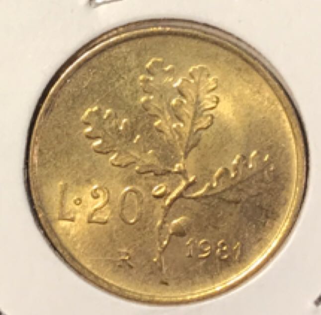 20 Lire  coin collectible - Main Image 2