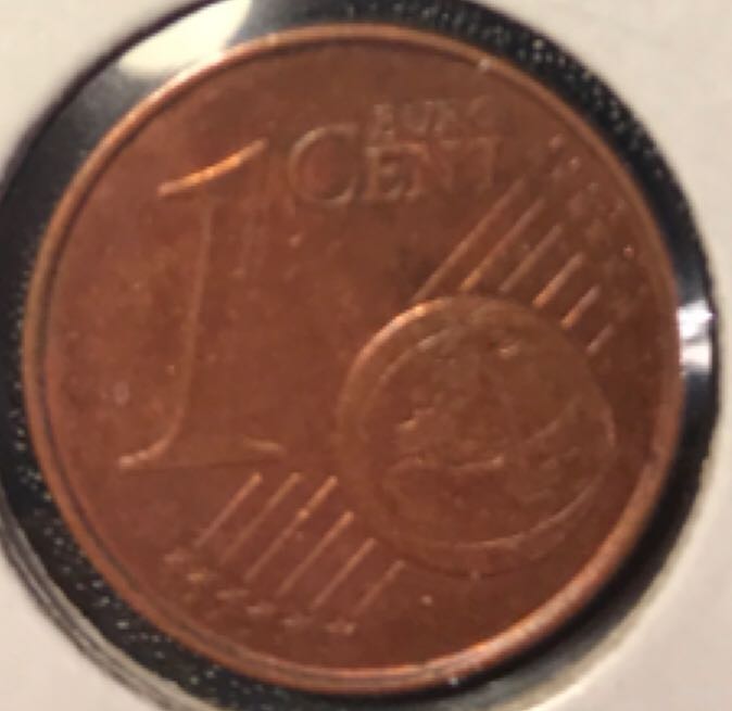 1 Euro Cent  coin collectible - Main Image 2