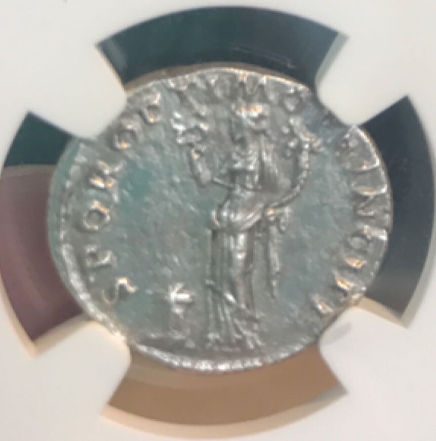 Trajan Denarius (NGC)  coin collectible - Main Image 2