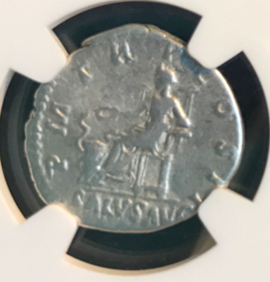 Hadrian Denarius (NGC)  coin collectible - Main Image 2