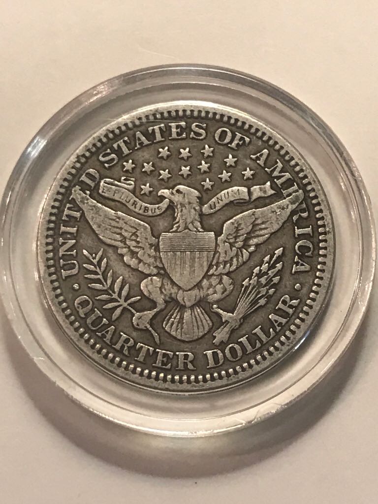 1906 Barber Quarter  coin collectible - Main Image 2