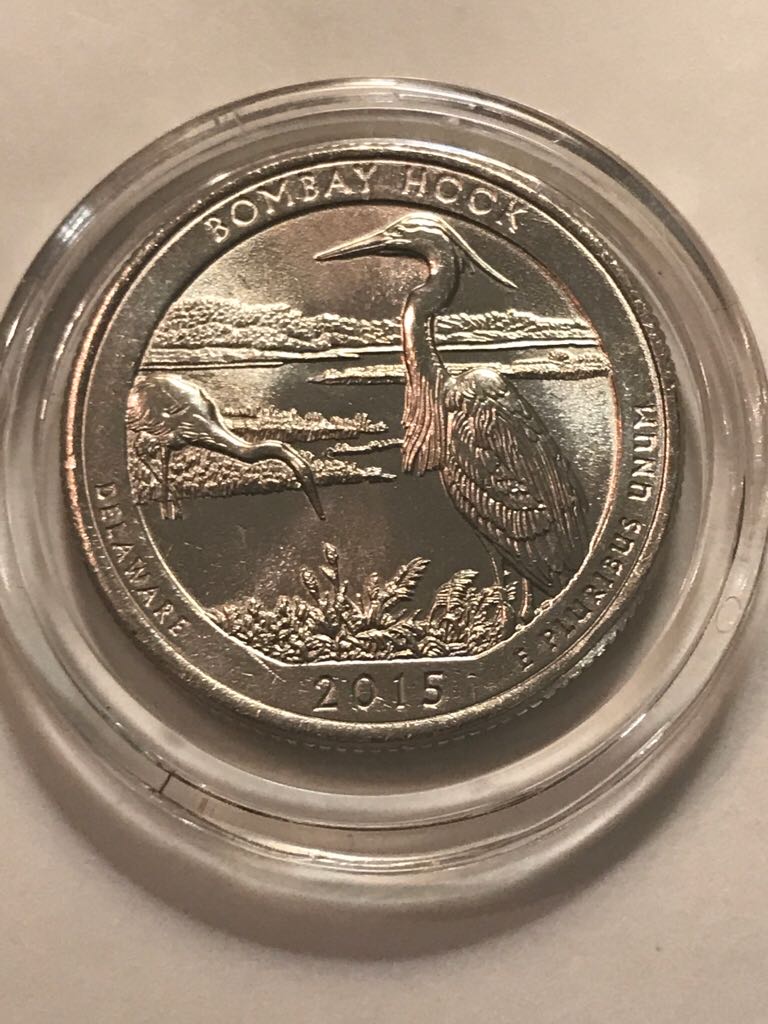 2015 P Bombay Hook Quarter NP  coin collectible - Main Image 2