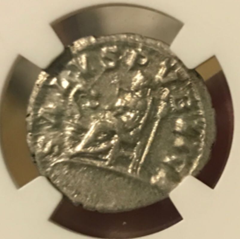 Macrinus Denarius (NGC)  coin collectible - Main Image 2