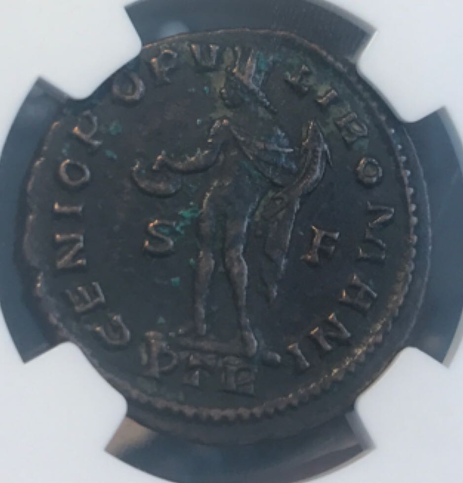 Maximian Follis (NGC)  coin collectible - Main Image 2