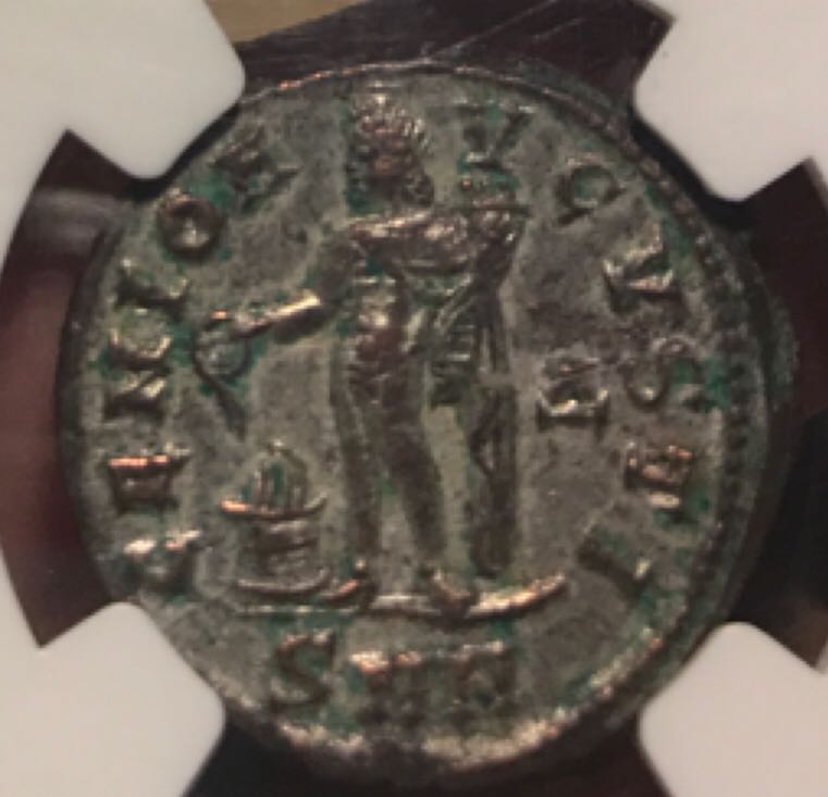 Maximinus II Follis AE3 (NGC)  coin collectible - Main Image 2