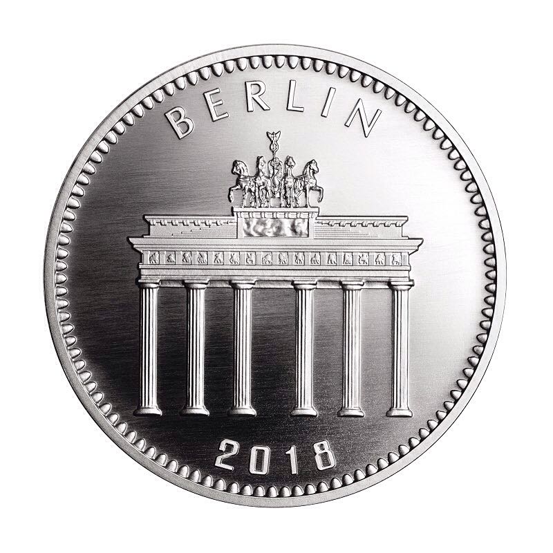 Berlin Mint 2018 Silver Panda  coin collectible - Main Image 2