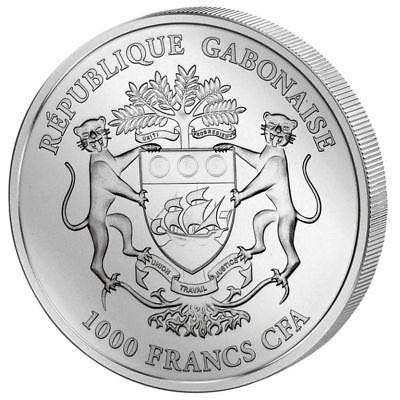 Gabon 2018 Silver Springbok coin collectible - Main Image 2