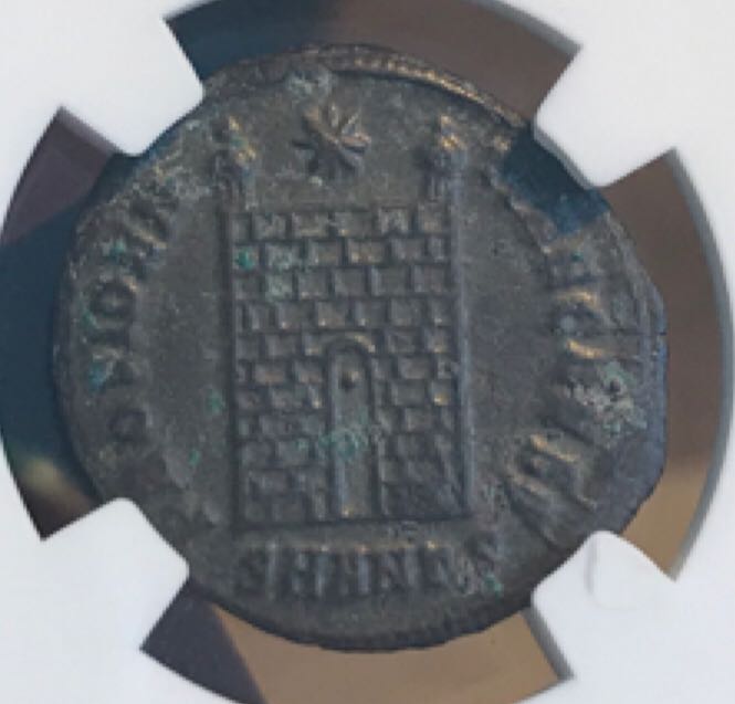 Constantine II (as Caesar) Centenionalis (NGC)  coin collectible - Main Image 2