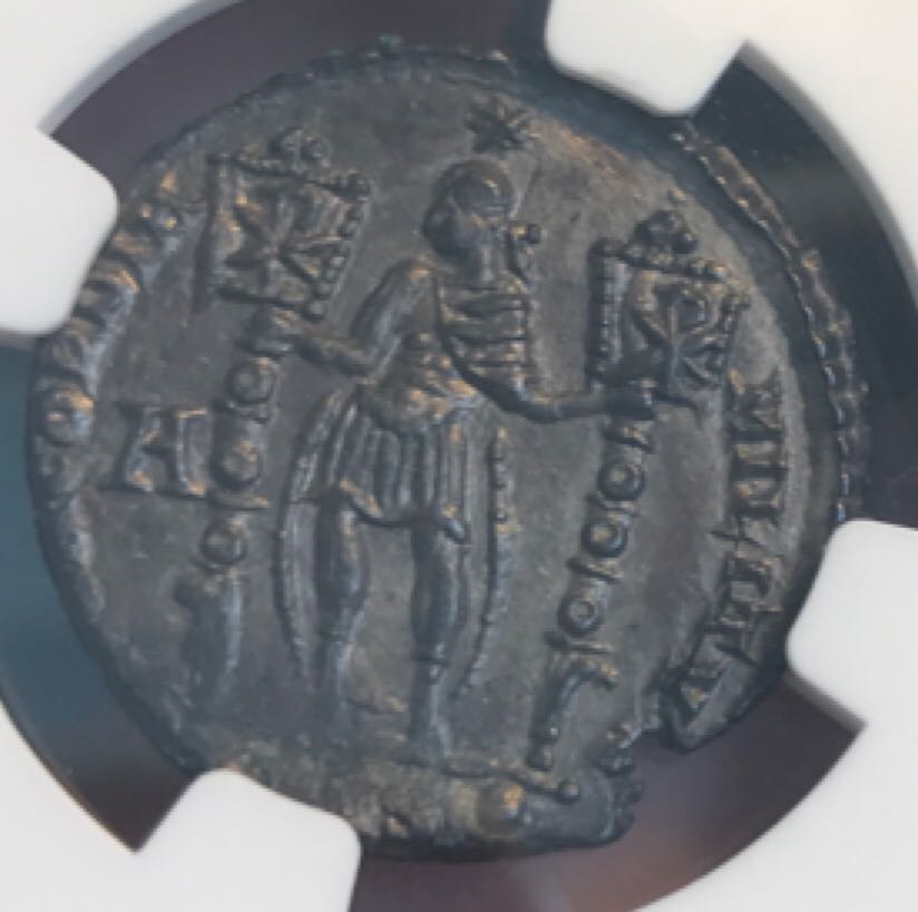 Vetranio Maiorina AE2 (NGC)  coin collectible - Main Image 2
