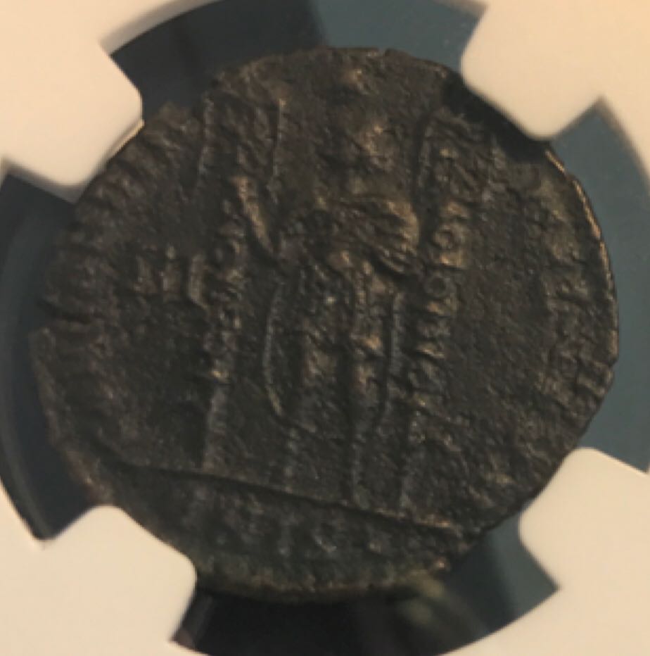 Constantius Gallus Maiorina AE2 (NGC)  coin collectible - Main Image 2