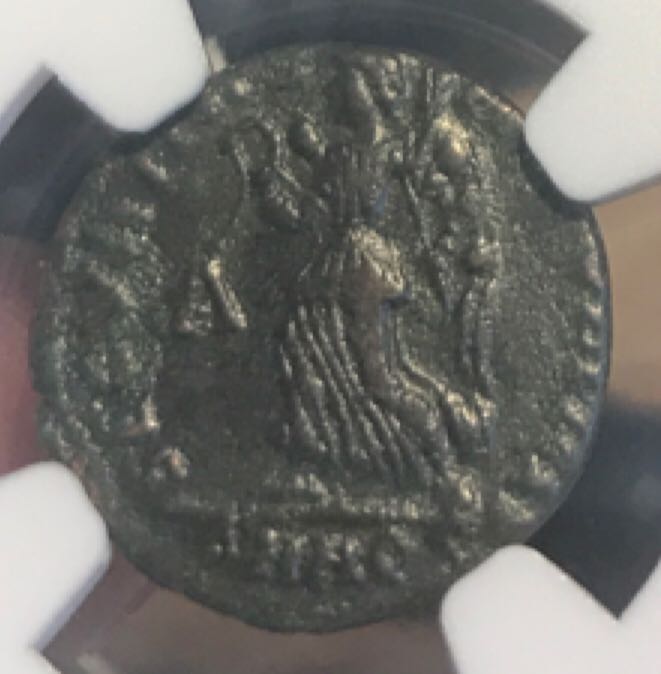 Valentinian I Centenionalis AE3 (NGC)  coin collectible - Main Image 2