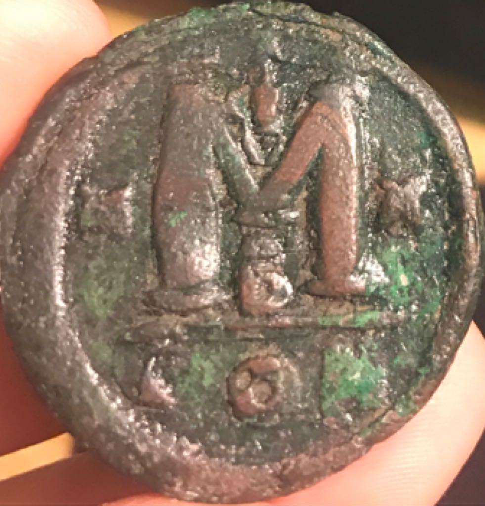 Justinian I Follis  coin collectible - Main Image 2