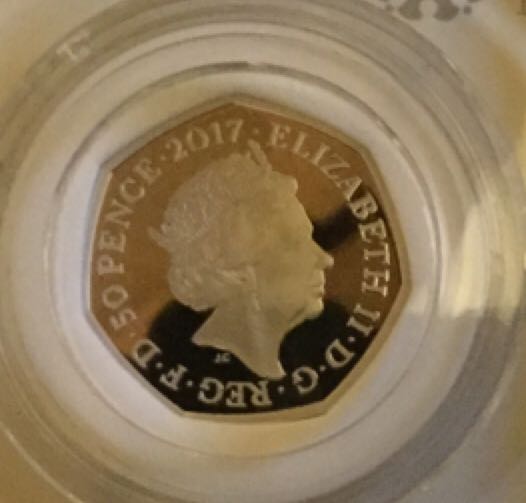 Tom Kitten 50p - Coloured Proof  coin collectible - Main Image 2