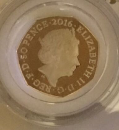 Mrs Tiggy-Winkle 50p - Coloured Proof  coin collectible - Main Image 2