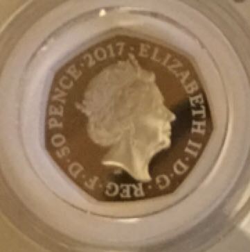 Peter Rabbit 50p 2017 - Coloured Proof  coin collectible - Main Image 2