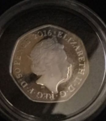 Beatrix Potter 50p - Silver Proof  coin collectible - Main Image 2