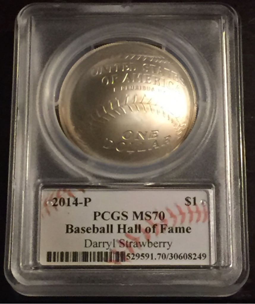 2014 P Darryl Strawberry  coin collectible - Main Image 2