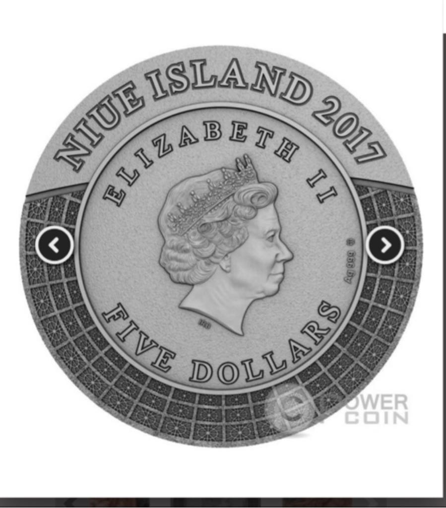 Zeus Gods Of Olympus 2017  coin collectible - Main Image 2