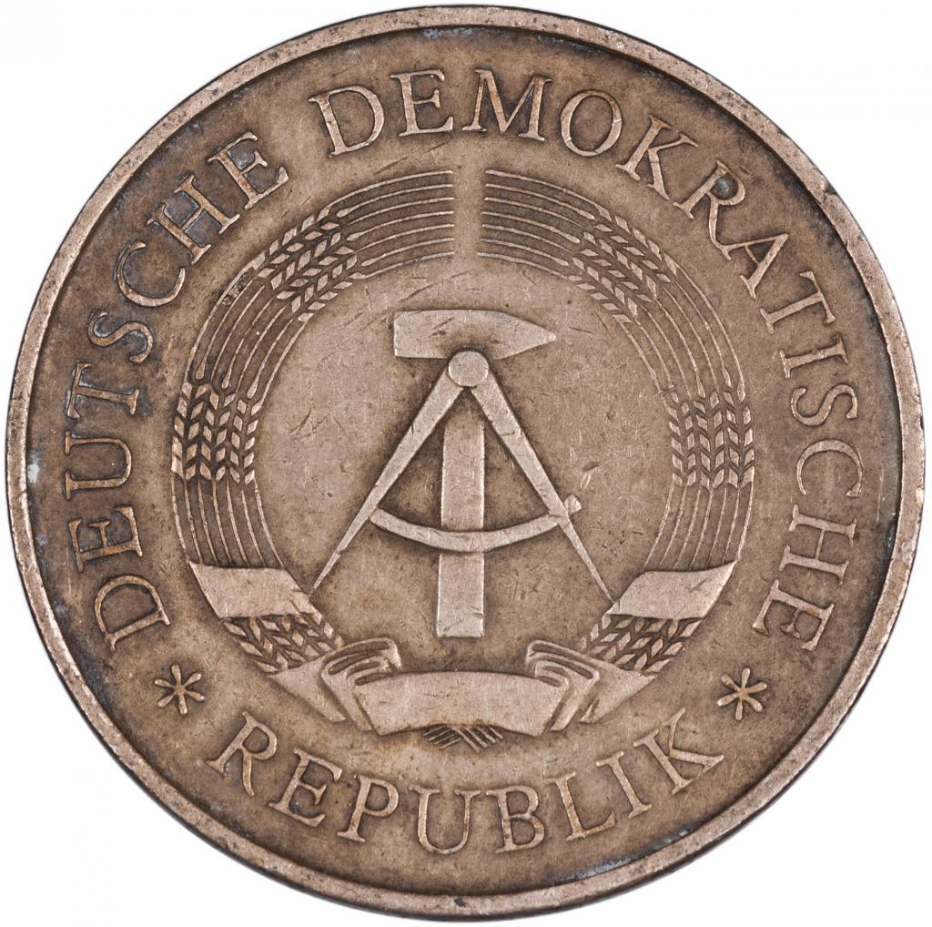 5 марок "ХХ лет образования ГДР”  coin collectible - Main Image 2