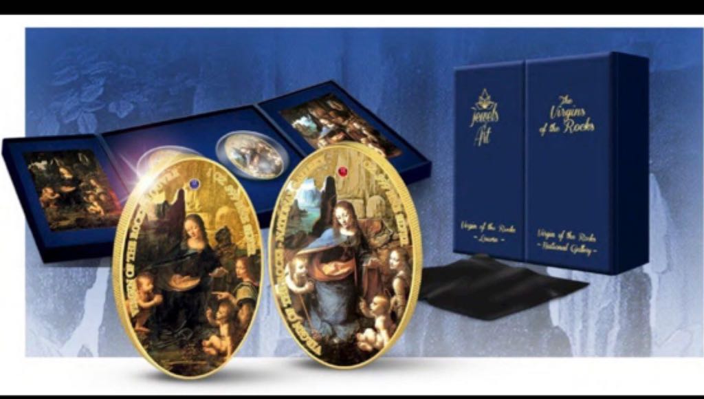 Jewels Of Art. Virjin Of The Rocks- Louvre  coin collectible - Main Image 2