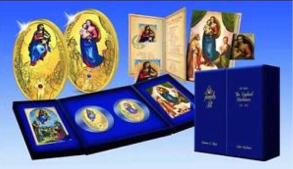 Jewels Of Art. Madonna Di Foligno  coin collectible - Main Image 2