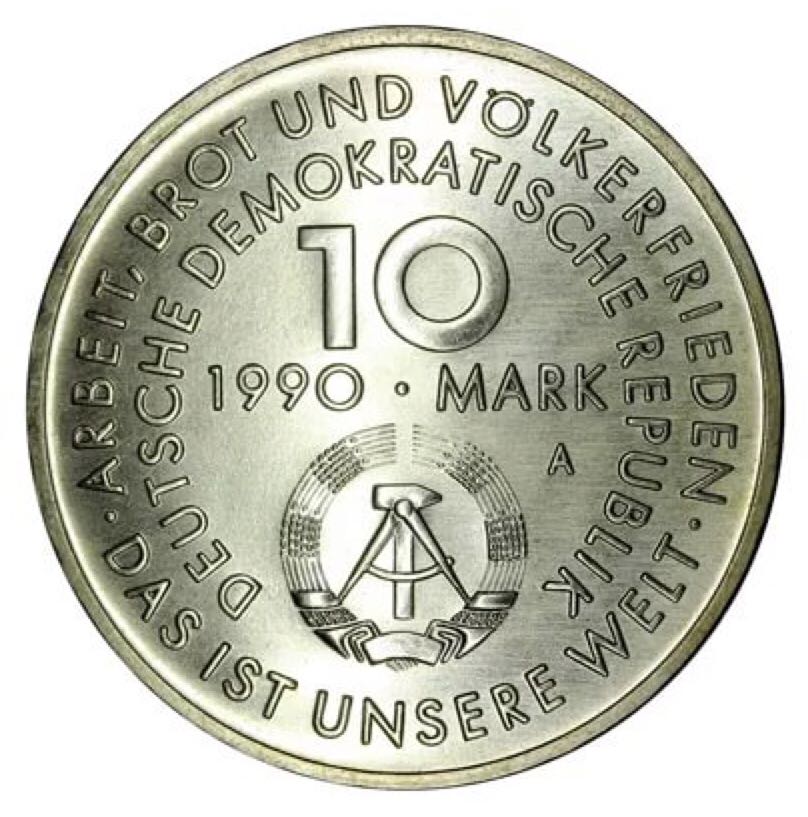 10 марок «100 лет Дню международной солидарности трудящихся»  coin collectible - Main Image 2