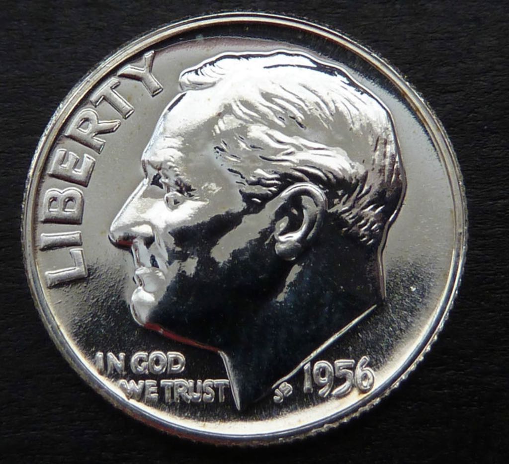 Roosevelt Dime Silver Proof coin collectible - Main Image 1