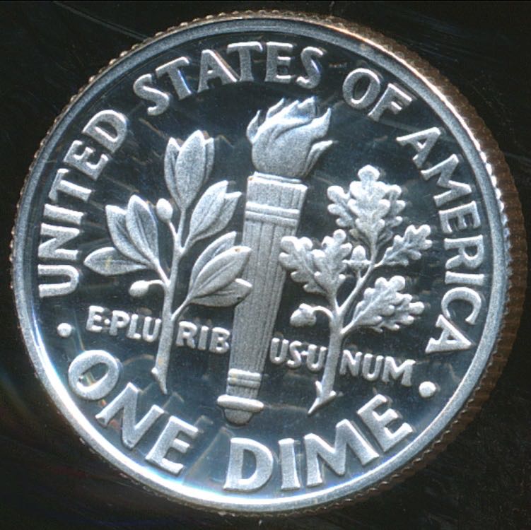Roosevelt Dime Silver Proof coin collectible - Main Image 2