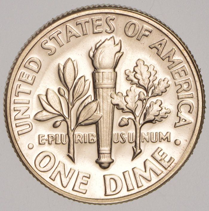 Roosevelt Dime Silver Proof  coin collectible - Main Image 2