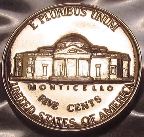 Jefferson Five Cent Proof  coin collectible - Main Image 2