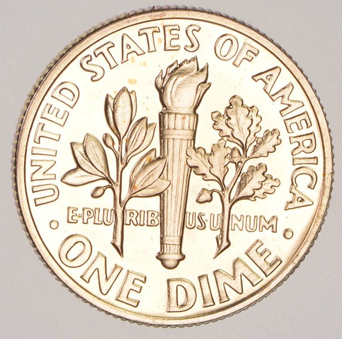 Roosevelt Dime Silver Proof  coin collectible - Main Image 2