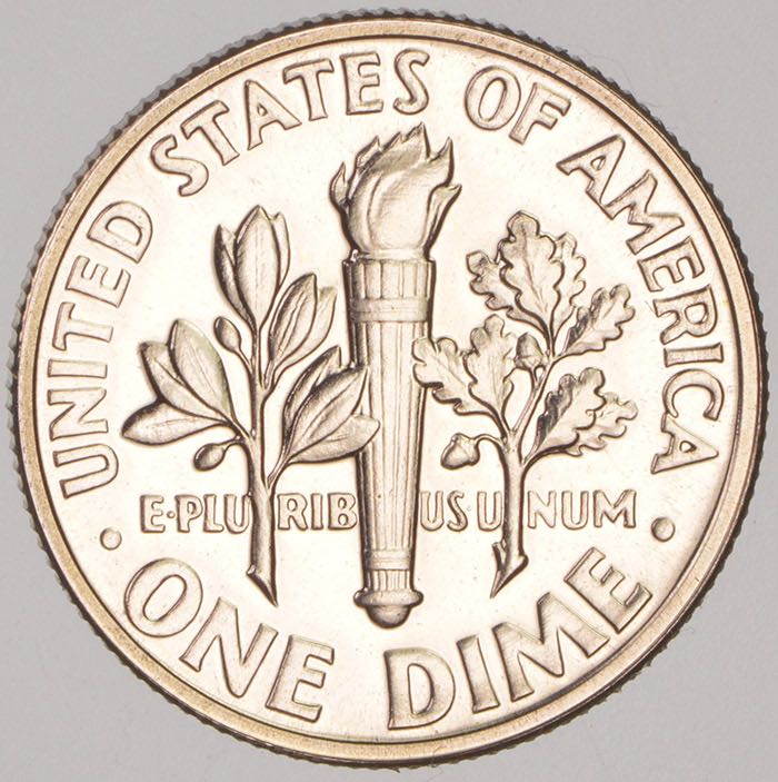Roosevelt Dime, Cameo  coin collectible - Main Image 2