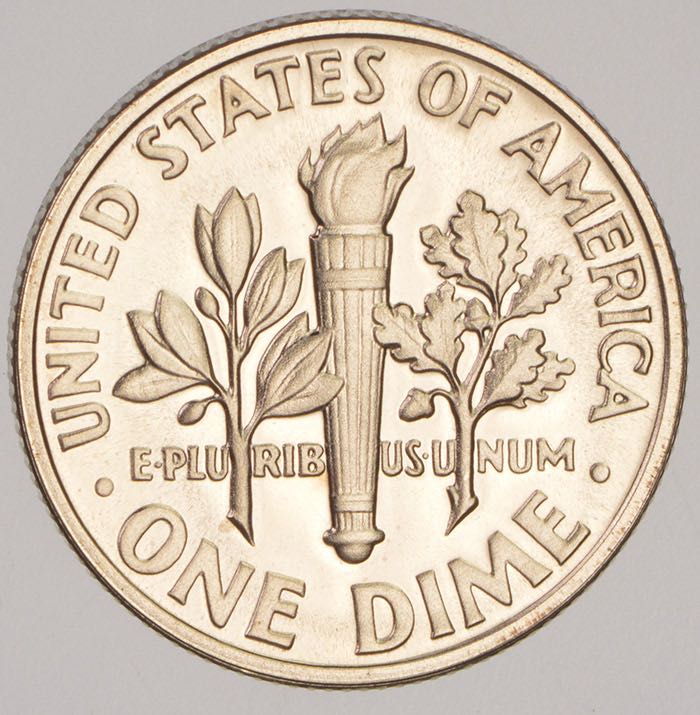 Roosevelt Dime Silver Proof  coin collectible - Main Image 2