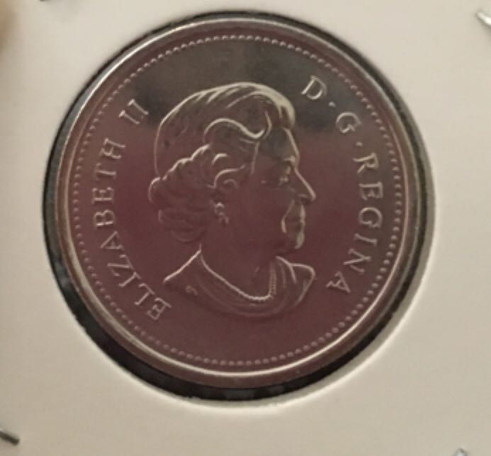 2010 Canada 25 Cents Coloured Poppies  coin collectible - Main Image 2