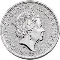 Britannia £2 Silver Bullion Oriental Border  coin collectible - Main Image 2