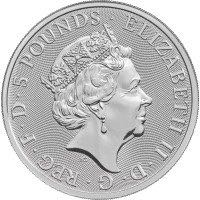 The Queen’s Beasts #5 - The Unicorn Of Scotland  coin collectible - Main Image 2