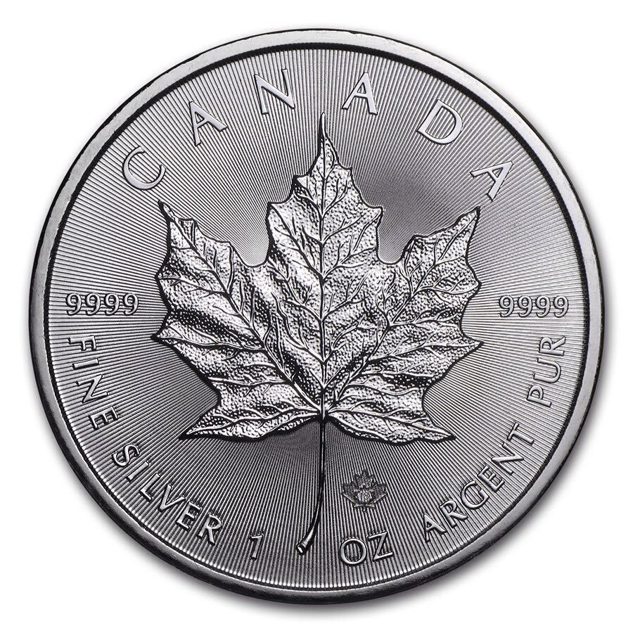Canada 1 Oz Silver Maple Leaf BU  coin collectible - Main Image 2