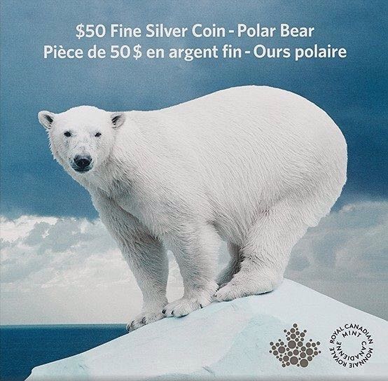 $50 for $50 - Polar Bear  coin collectible - Main Image 2