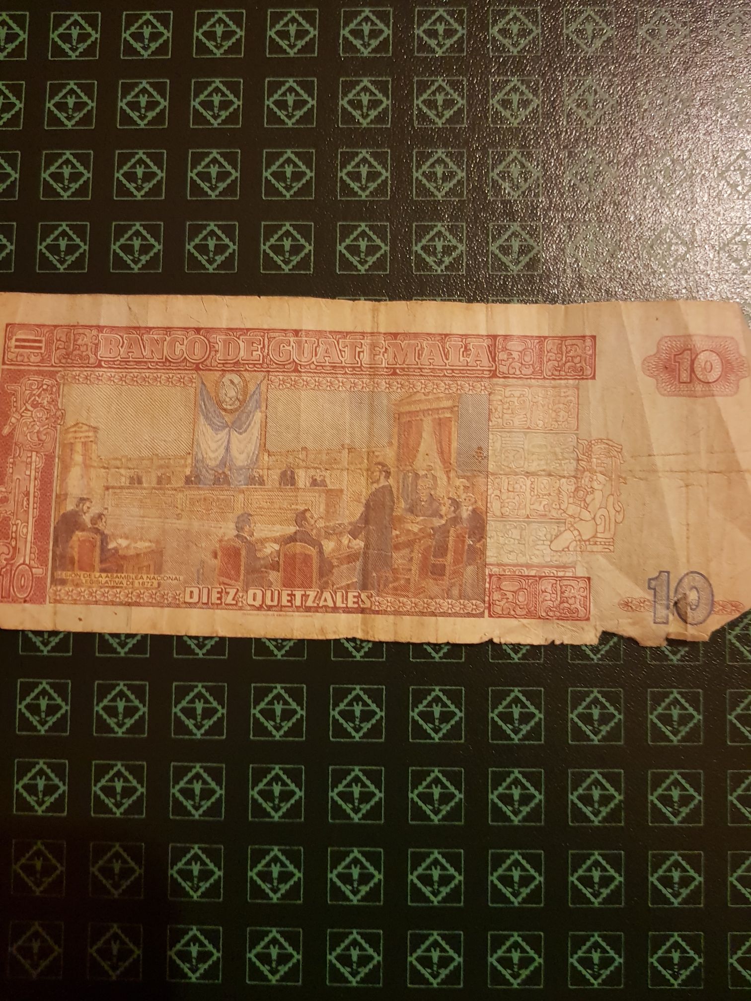 10 Quetzales  coin collectible - Main Image 2