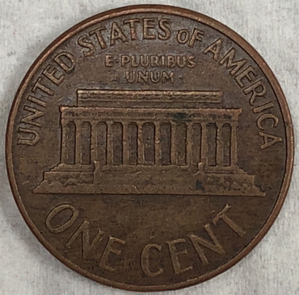 1962 Lincoln Memorial Cent  coin collectible - Main Image 2