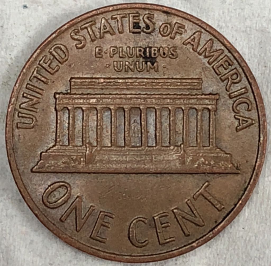 1969 Lincoln Memorial Cent  coin collectible - Main Image 2