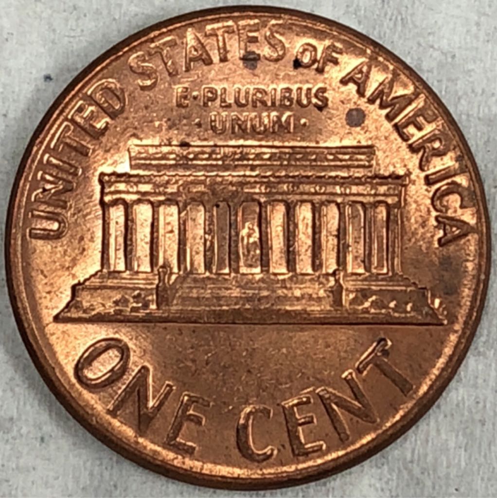1969-D Lincoln Memorial Cent  coin collectible - Main Image 2