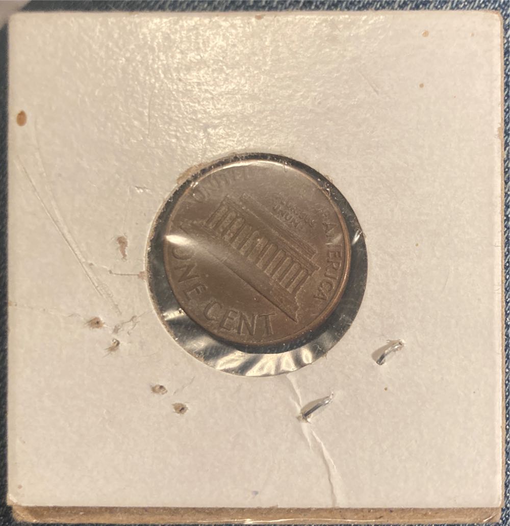 1971-D Lincoln Memorial Cent  coin collectible - Main Image 4