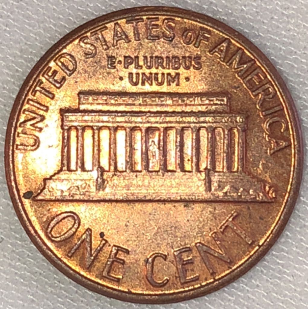1975-D Lincoln Memorial Cent  coin collectible - Main Image 2