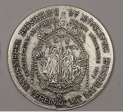 Nurnberg St. Lorenz Kirche Silver Medal  coin collectible - Main Image 2