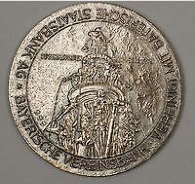 Nurnberg Tugendbrunnen Silver Medal  coin collectible - Main Image 2
